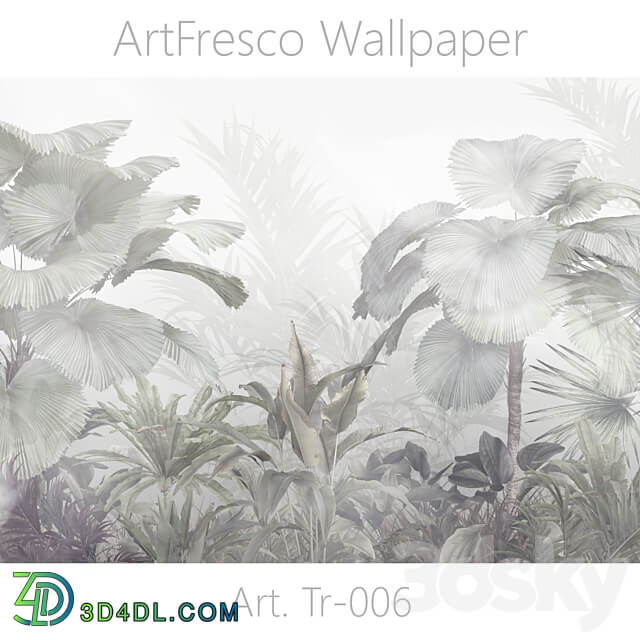 ArtFresco Wallpaper Designer seamless wallpaper Art. Tr 006OM 3D Models