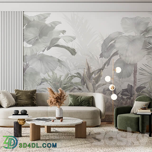 ArtFresco Wallpaper Designer seamless wallpaper Art. Tr 006OM 3D Models