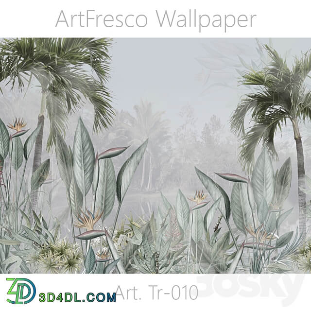 ArtFresco Wallpaper Designer seamless wallpaper Art. Tr 010OM 3D Models