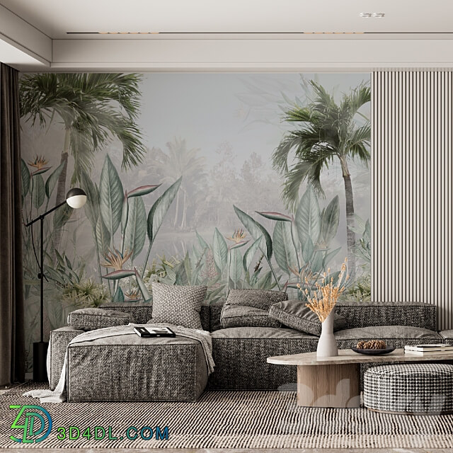 ArtFresco Wallpaper Designer seamless wallpaper Art. Tr 010OM 3D Models