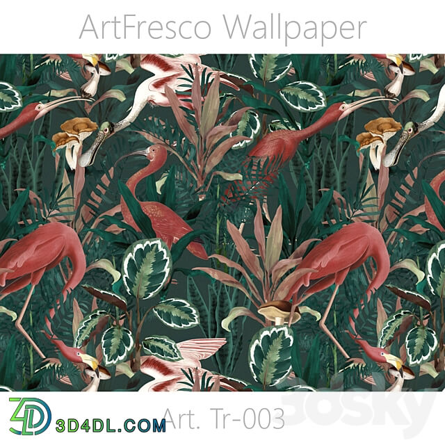 ArtFresco Wallpaper Designer seamless wallpaper Art. Tr 003OM 3D Models