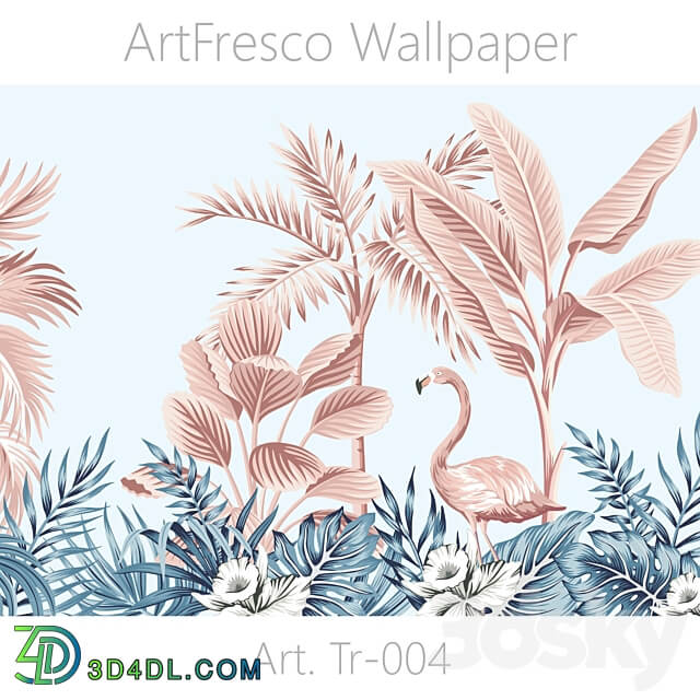 ArtFresco Wallpaper Designer seamless wallpaper Art. Tr 004OM 3D Models