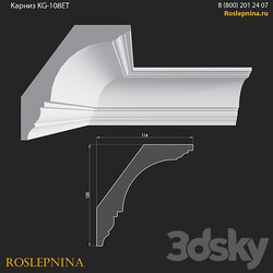 Cornice KG 108ET from RosLepnina 3D Models 