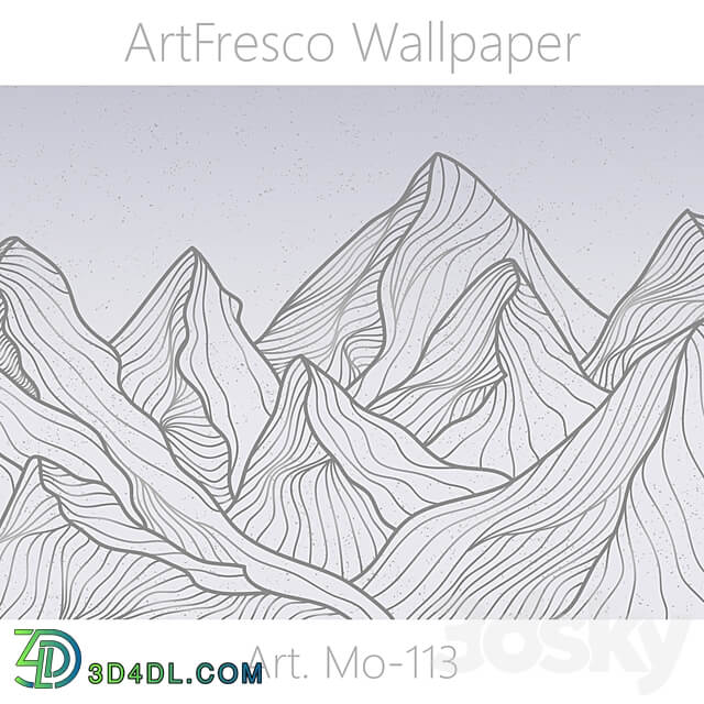 ArtFresco Wallpaper Designer seamless wallpaper Art. Mo 113OM 3D Models