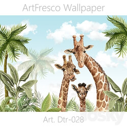 ArtFresco Wallpaper Designer seamless wallpaper Art. Dtr 028 OM 3D Models 