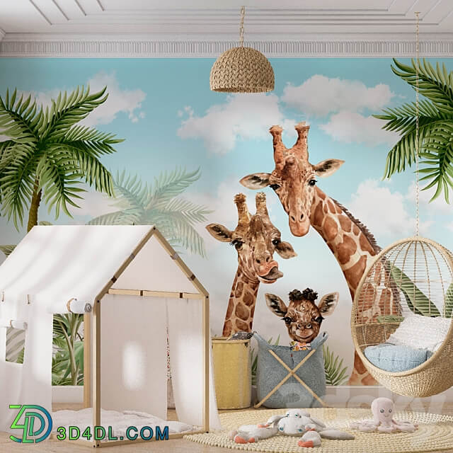 ArtFresco Wallpaper Designer seamless wallpaper Art. Dtr 028 OM 3D Models