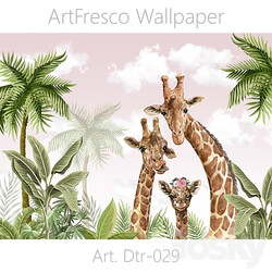 ArtFresco Wallpaper Designer seamless wallpaper Art. Dtr 029 OM 3D Models 