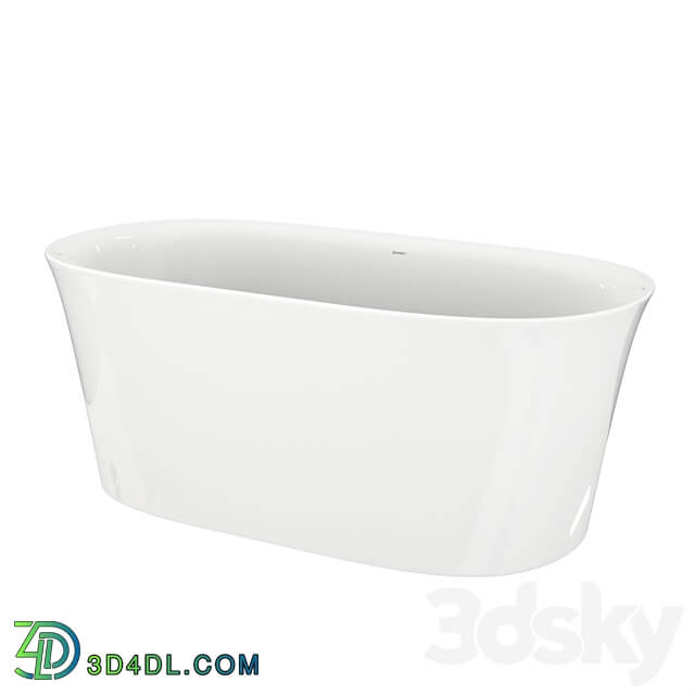 OM Duravit White Tulip Bathtub 700468 3D Models
