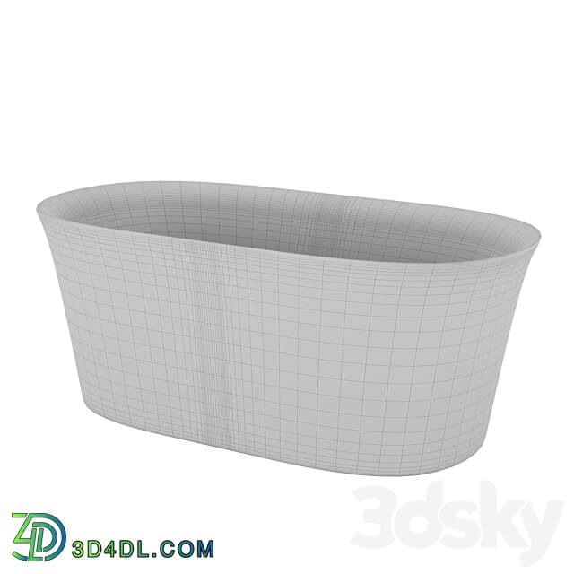 OM Duravit White Tulip Bathtub 700468 3D Models