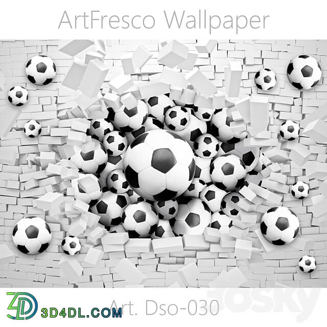 ArtFresco Wallpaper Designer seamless wallpaper Art. Dso 030OM 3D Models