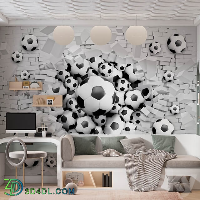 ArtFresco Wallpaper Designer seamless wallpaper Art. Dso 030OM 3D Models