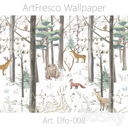 ArtFresco Wallpaper Designer seamless wallpaper Art. Dfo 008OM 3D Models 