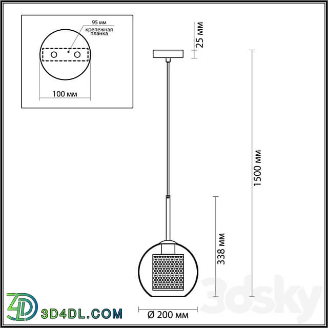 Odeon Light 4939 1 CLOCKY Pendant light 3D Models