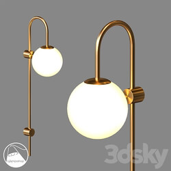 LampsShop.com B4028 Sconce Ball 3D Models 