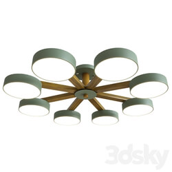 Joist Green 40.9622 OM Joist White 40.9622 OM Ceiling lamp 3D Models 