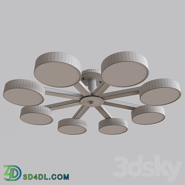 Joist Green 40.9622 OM Joist White 40.9622 OM Ceiling lamp 3D Models