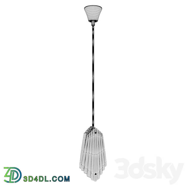 NEWPORT 3461 S nickel Pendant light 3D Models