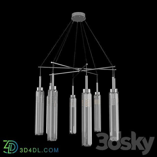 NEWPORT 4524 4 S chrome gold Pendant light 3D Models