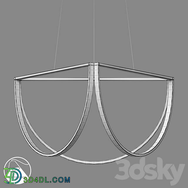 LampsShop.com L1565 Chandelier Mazari Pendant light 3D Models