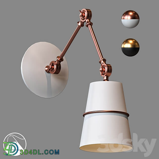 LampsShop.com B4040 Sconce Frustum 3D Models