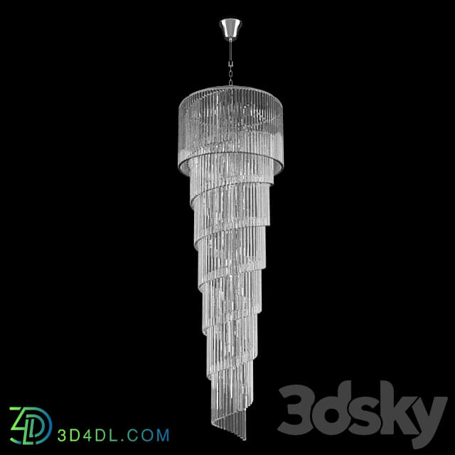 Newport 8321C chrome Pendant light 3D Models