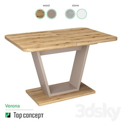 Dining table Vector 120 40 3D Models 