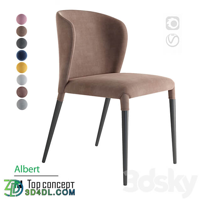 Chair Albert 3D Models