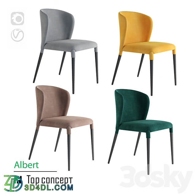 Chair Albert 3D Models