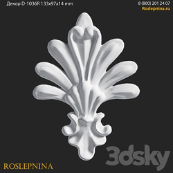 Decor D 1036R from RosLepnina.ru 3D Models 