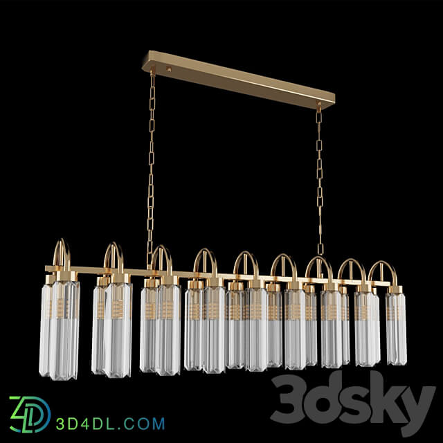 Newport 4526 12S chrome gold Pendant light 3D Models