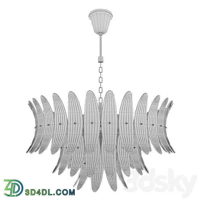 NEWPORT 8821 C Chandelier Chrome Pendant light 3D Models