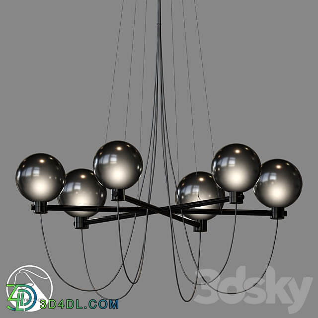 LampsShop.com L1417 Chandelier Gidrave Pendant light 3D Models