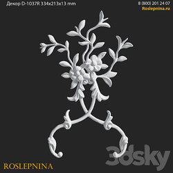Decor D 1037R from RosLepnina.ru 3D Models 