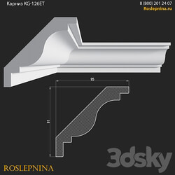 Cornice KG 126ET from RosLepnina 3D Models 