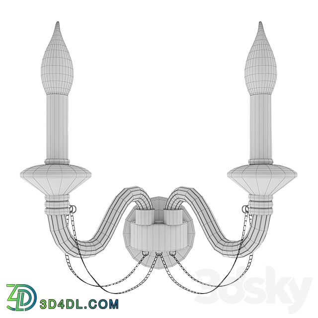 NEWPORT 12702 A Sconce Nickel 3D Models