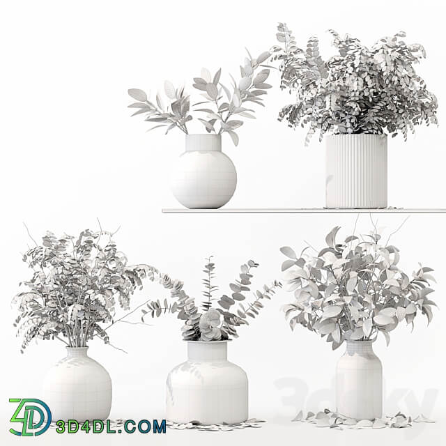 Collection Indoor Plants 020 3D Models