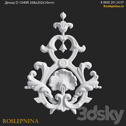 Decor D 1049R from RosLepnina.ru 3D Models 