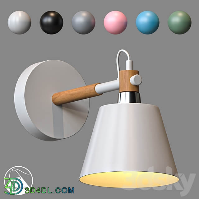 LampsShop.com B4002 Sconce Marca 3D Models