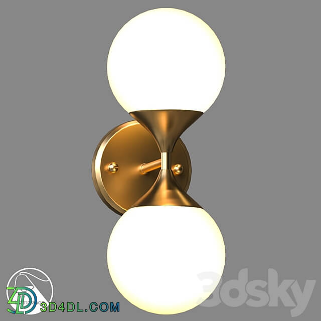 LampsShop.com B4022 Sconce BALL B 3D Models