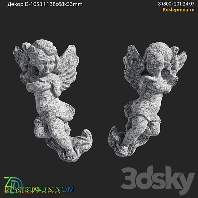 Decor D 1053R from RosLepnina.ru 3D Models