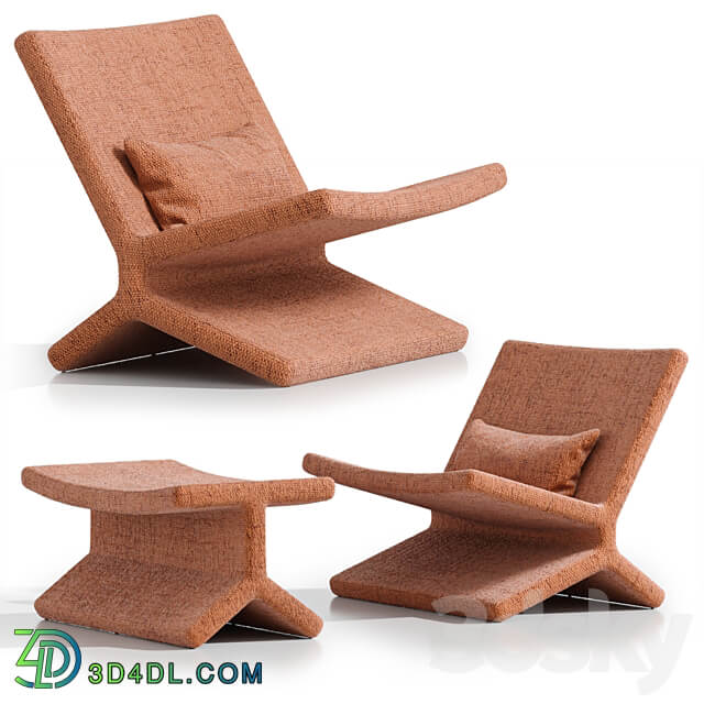 PLAIN armchair bino home 3D Models
