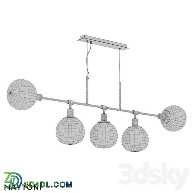 Pendant lamp MOD221 PL 05 G Pendant light 3D Models