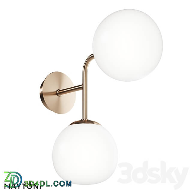 Wall lamp sconce MOD221 WL 02 G 3D Models