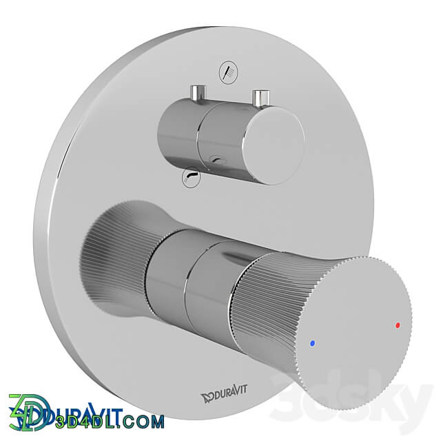 OM Duravit White Tulip SHOWER FAUCETS WT5210012 3D Models