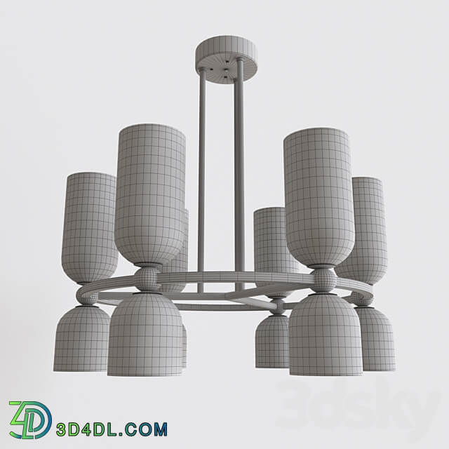 Elite Ch 12 44.7580 OM Ceiling lamp 3D Models