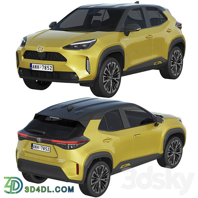 Toyota Yaris Cross 3D Models