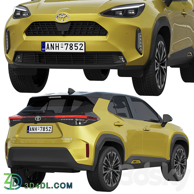 Toyota Yaris Cross 3D Models