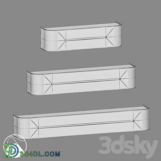 LampsShop.com B4123 Sconce Line Aperture 3D Models