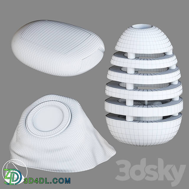 LampsShop.com UL7013a UL7021 UL7016 3D Models