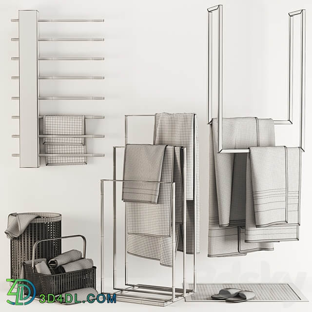 bathroom accessories 04 3D Models